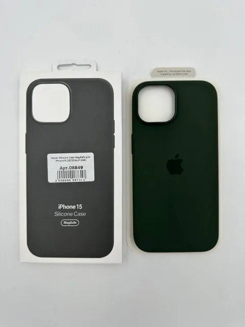 Чехол Silicone Case MagSafe с анимацией для iPhone15 ЗЕЛЕНЫЙ (№5), для iPhone 15, арт. 08849