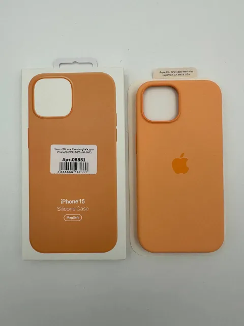 Чехол Silicone Case MagSafe с анимацией для iPhone15 ОРАНЖЕВЫЙ (№7), для iPhone 15, арт. 08851
