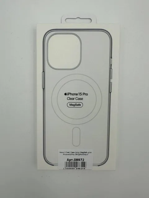 Чехол Clear Case Acryl MagSafe для iPhone15 Pro ПРОЗРАЧНЫЙ, для iPhone 15 Pro, арт. 08972