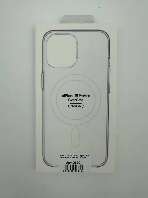 Чехол Clear Case Acryl MagSafe для iPhone15 Pro Max ПРОЗРАЧНЫЙ, для iPhone 15 Pro Max, арт. 08974