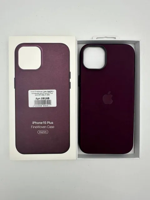 Чехол FineWoven Case MagSafe с анимацией для iPhone15 Plus ФИОЛЕТОВЫЙ (№3), для iPhone 15 Plus, арт. 09168