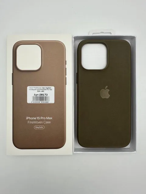 Чехол FineWoven Case MagSafe с анимацией для iPhone15 Pro Max БЕЖ (№5), для iPhone 15 Pro Max, арт. 09173