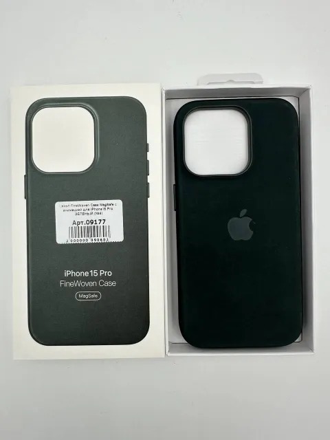 Чехол FineWoven Case MagSafe с анимацией для iPhone15 Pro ЗЕЛЕНЫЙ (№4), для iPhone 15 Pro, арт. 09177