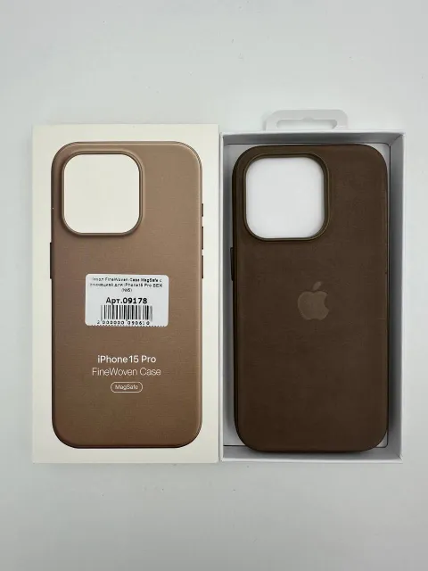 Чехол FineWoven Case MagSafe с анимацией для iPhone15 Pro БЕЖ (№5), для iPhone 15 Pro, арт. 09178