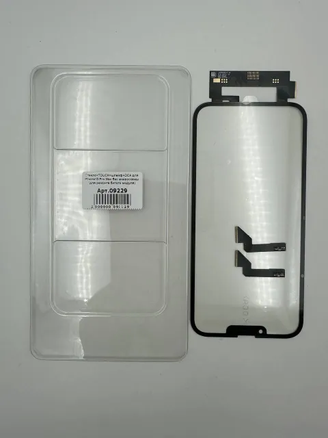 Стекло+TOUCH+шлейф+ОСА для iPhone13 Pro Max без микросхемы (для ремонта битого модуля), для iPhone 13 Pro Max, арт. 09229