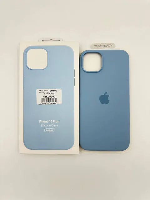Чехол Silicone Case MagSafe с анимацией для iPhone15 Plus ГОЛУБОЙ (№10), для iPhone 15 Plus, арт. 09302