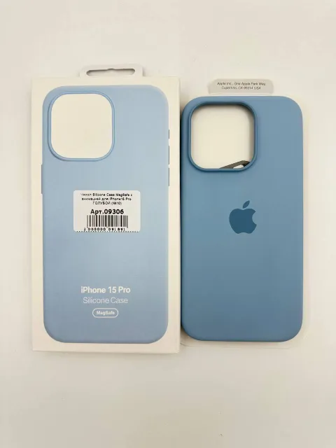Чехол Silicone Case MagSafe с анимацией для iPhone15 Pro ГОЛУБОЙ (№10), для iPhone 15 Pro, арт. 09306