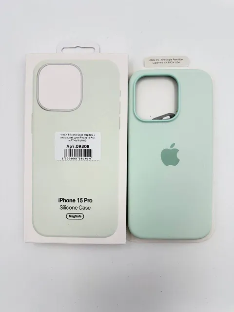 Чехол Silicone Case MagSafe с анимацией для iPhone15 Pro МЯТНЫЙ (№12), для iPhone 15 Pro, арт. 09308