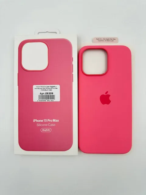 Чехол Silicone Case MagSafe с анимацией для iPhone15 Pro Max РОЗОВЫЙ (№9), для iPhone 15 Pro Max, арт. 09309