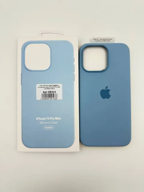 Чехол Silicone Case MagSafe с анимацией для iPhone15 Pro Max ГОЛУБОЙ (№10), для iPhone 15 Pro Max, арт. 09310