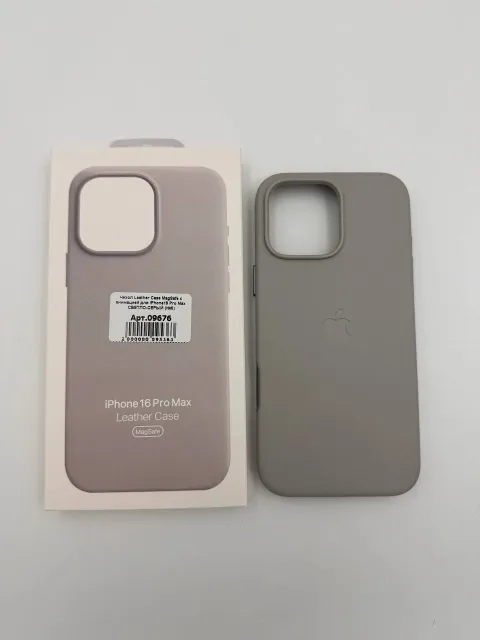 Чехол Leather Case MagSafe с Camera Control с анимацией для iPhone16 Pro Max СВЕТЛО-СЕРЫЙ (№5), для iPhone 16 Pro Max, арт. 09676