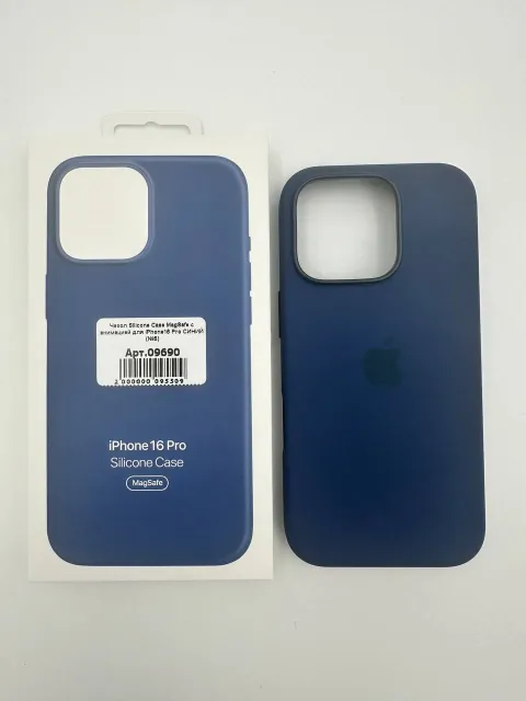 Чехол Silicone Case MagSafe с анимацией для iPhone16 Pro СИНИЙ (№9), для iPhone 16 Pro, арт. 09690