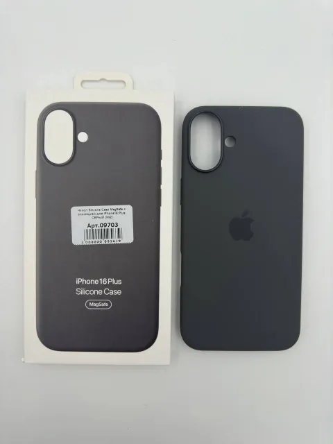 Чехол Silicone Case MagSafe с анимацией для iPhone16 Plus СЕРЫЙ (№6), для iPhone 16 Plus, арт. 09703