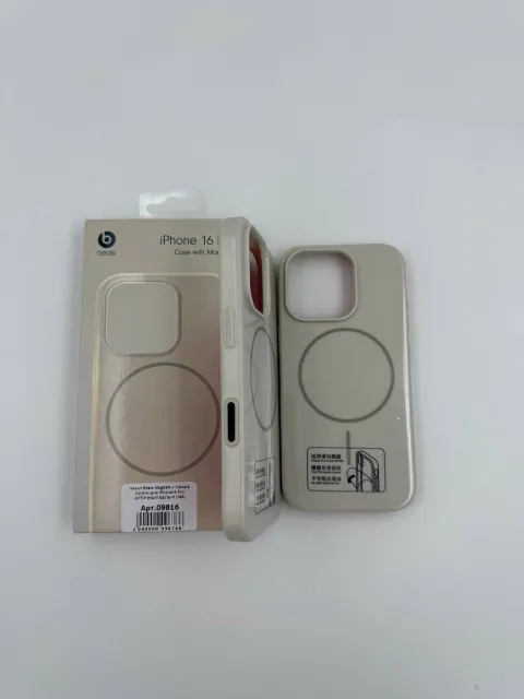 Чехол Beats MagSafe с Camera Control для iPhone16 Pro АНТИЧНЫЙ БЕЛЫЙ (№6), для iPhone16 Pro, арт. 09816