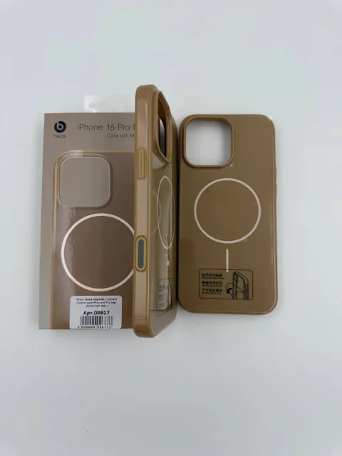 Чехол Beats MagSafe с Camera Control для iPhone16 Pro Max ЗОЛОТОЙ (№1), для iPhone16 Pro Max, арт. 09817
