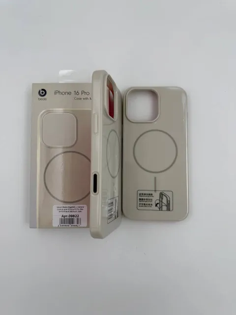 Чехол Beats MagSafe с Camera Control для iPhone16 Pro Max АНТИЧНЫЙ БЕЛЫЙ (№6), для iPhone16 Pro Max, арт. 09822
