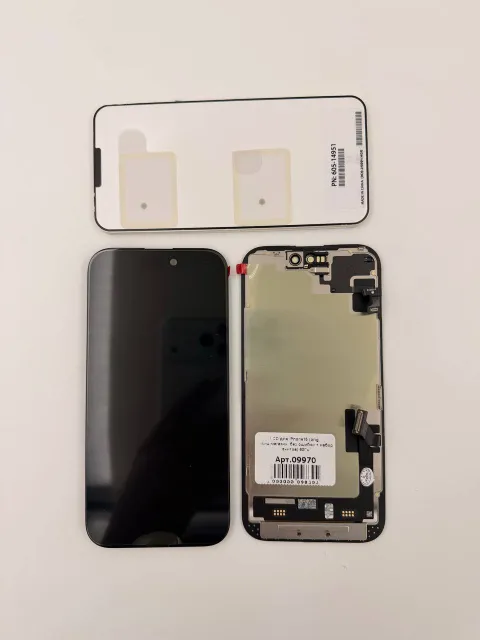 LCD для iPhone15 (orig, офиц.магазин, без ошибки + набор винтов) 60Гц, для iPhone 15, арт. 09970