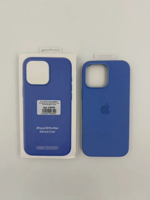 Чехол Silicone Case MagSafe с анимацией для iPhone16 Pro Max ВАСИЛЬКОВЫЙ (№1), для iPhone16 Pro Max, арт. 10040