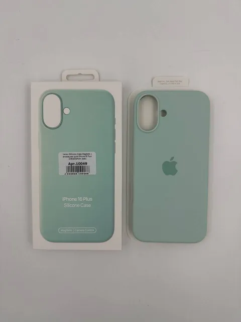 Чехол Silicone Case MagSafe с анимацией для iPhone16 Plus АКВАМАРИН (№3), для iPhone 16 Plus, арт. 10049