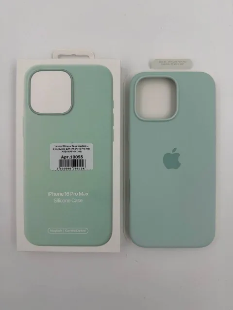 Чехол Silicone Case MagSafe с анимацией для iPhone16 Pro Max АКВАМАРИН (№3), для iPhone16 Pro Max, арт. 10055