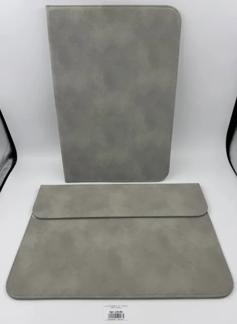 Чехол для MacBook 16", экозамша СВЕТЛО-СЕРЫЙ №3, для MacBook 16", арт. 10166