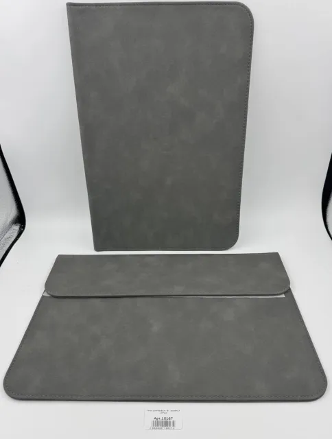 Чехол для MacBook 16", экозамша СЕРЫЙ №4, для MacBook 16", арт. 10167