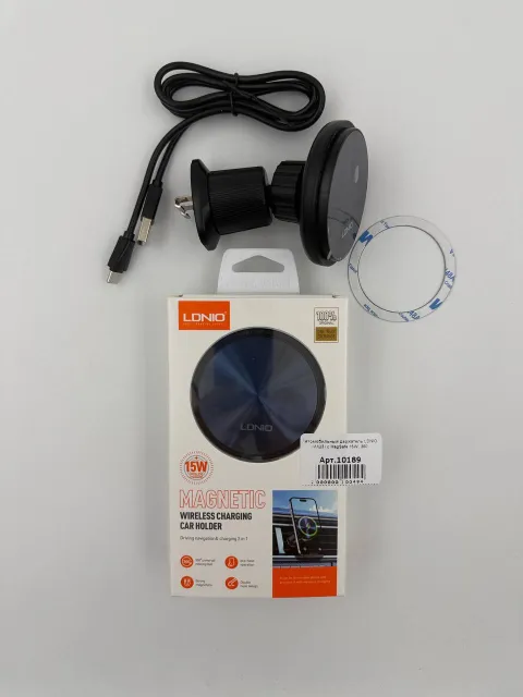 Автомобильный держатель LDNIO (MA23) с MagSafe 15W, 360`, арт. 10189