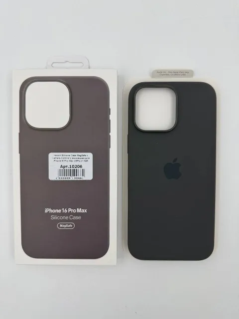 Чехол Silicone Case MagSafe с Camera Control с анимацией для iPhone16 Pro Max СЕРЫЙ (№6), для iPhone16 Pro Max, арт. 10206