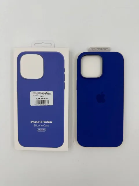 Чехол Silicone Case MagSafe с Camera Control с анимацией для iPhone16 Pro Max УЛЬТРАМАРИН (№10), для iPhone16 Pro Max, арт. 10208
