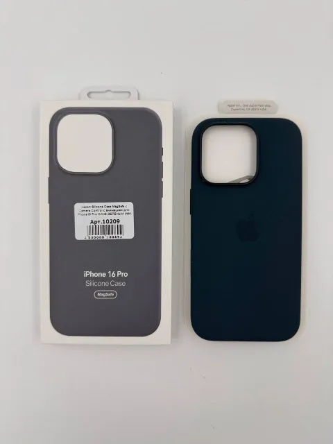 Чехол Silicone Case MagSafe с Camera Control с анимацией для iPhone16 Pro СИНЕ-ЗЕЛЕНЫЙ (№8), для iPhone 16 Pro, арт. 10209
