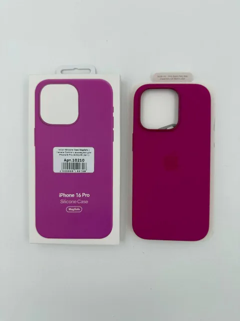 Чехол Silicone Case MagSafe с Camera Control с анимацией для iPhone16 Pro ФУКСИЯ (№11), для iPhone 16 Pro, арт. 10210