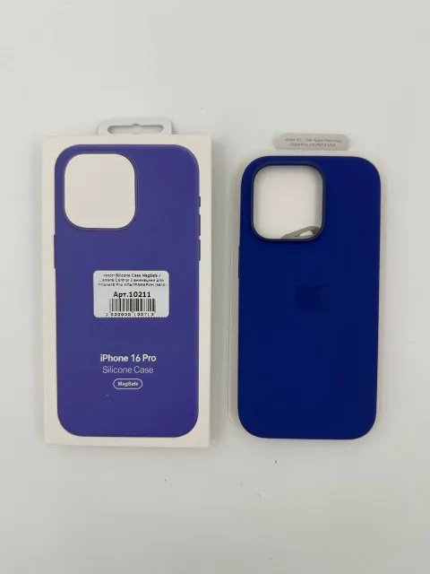 Чехол Silicone Case MagSafe с Camera Control с анимацией для iPhone16 Pro УЛЬТРАМАРИН (№10), для iPhone 16 Pro, арт. 10211