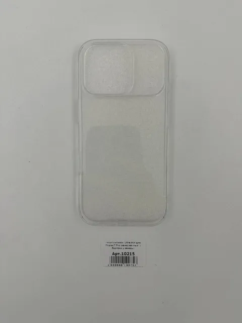 Чехол силикон. Ultra-thin для iPhone17 Pro (качественный, с бортами у камеры), для iPhone 17 Pro, арт. 10215