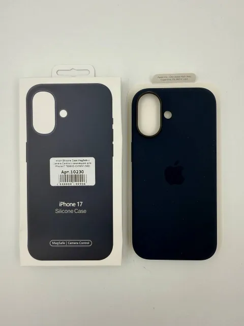 Чехол Silicone Case MagSafe с Camera Control с анимацией для iPhone17 ТЕМНО-СИНИЙ (№3), для iPhone 17, арт. 10230
