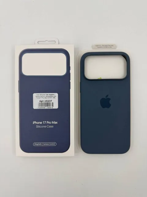 Чехол Silicone Case MagSafe с Camera Control с анимацией для iPhone17 Pro Max СИНИЙ (№7), для iPhone17 Pro Max, арт. 10237