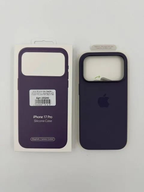 Чехол Silicone Case MagSafe с Camera Control с анимацией для iPhone17 Pro ФИОЛЕТОВЫЙ (№2), для iPhone 17 Pro, арт. 10241