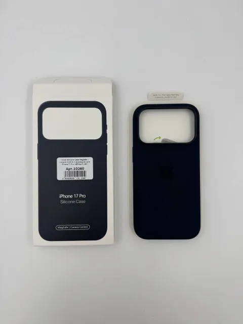 Чехол Silicone Case MagSafe с Camera Control с анимацией для iPhone17 Pro ЧЕРНЫЙ (№6), для iPhone 17 Pro, арт. 10260