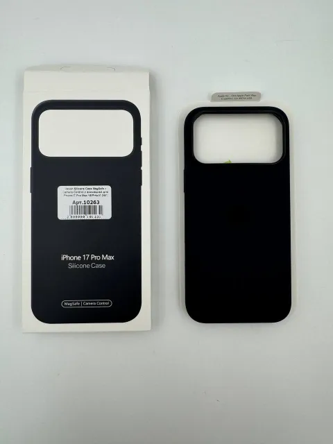 Чехол Silicone Case MagSafe с Camera Control с анимацией для iPhone17 Pro Max ЧЕРНЫЙ (№6), для iPhone17 Pro Max, арт. 10263