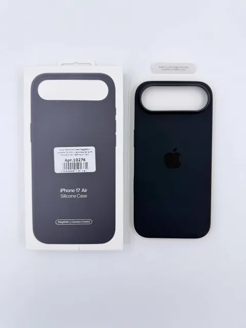 Чехол Silicone Case MagSafe с Camera Control с анимацией для iPhone17 Air ЧЕРНЫЙ (№1), для iPhone 17 Air, арт. 10276