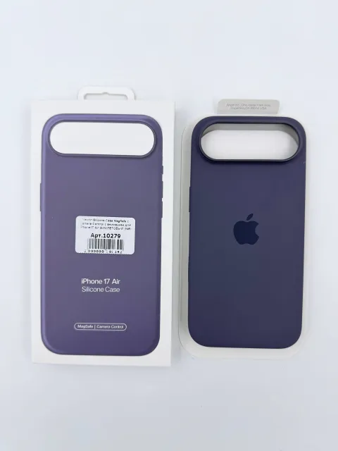 Чехол Silicone Case MagSafe с Camera Control с анимацией для iPhone17 Air ФИОЛЕТОВЫЙ (№5), для iPhone 17 Air, арт. 10279