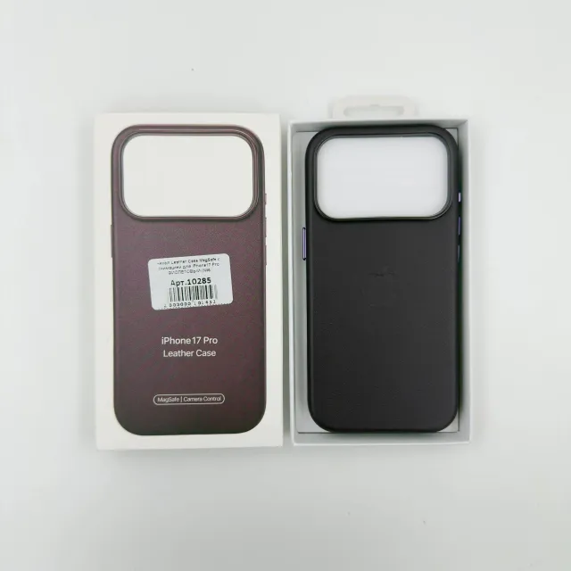 Чехол Leather Case MagSafe с Camera Control с анимацией для iPhone17 Pro ФИОЛЕТОВЫЙ (№5), для iPhone 17 Pro, арт. 10285