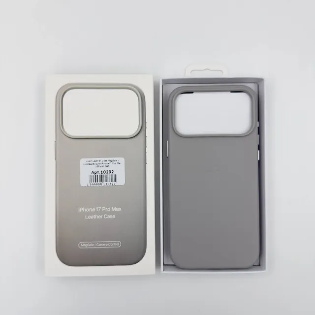 Чехол Leather Case MagSafe с Camera Control с анимацией для iPhone17 Pro Max СЕРЫЙ (№6), для iPhone 17 Pro Max, арт. 10292