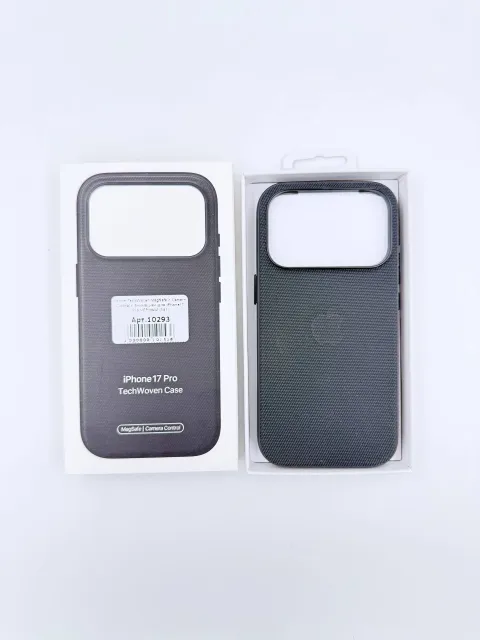 Чехол TechWoven MagSafe с Camera Control с анимацией для iPhone17 Pro ЧЕРНЫЙ (№1), для iPhone 17 Pro, арт. 10293