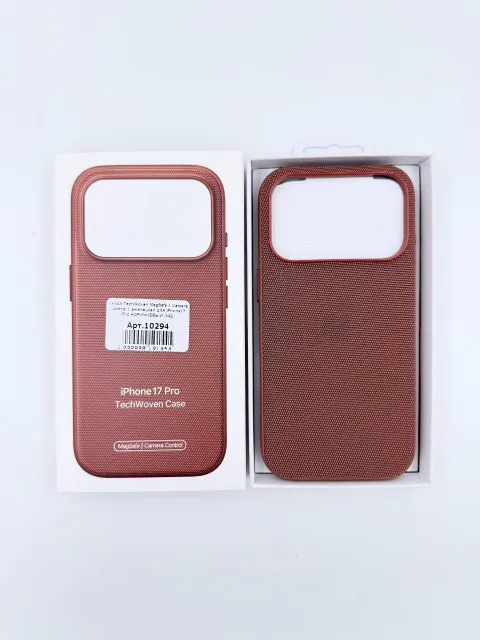 Чехол TechWoven MagSafe с Camera Control с анимацией для iPhone17 Pro КОРИЧНЕВЫЙ (№2), для iPhone 17 Pro, арт. 10294