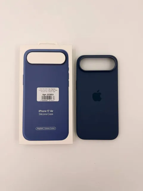 Чехол Silicone Case MagSafe с Camera Control с анимацией для iPhone17 Air СИНИЙ (№8), для iPhone 17 Air, арт. 10303