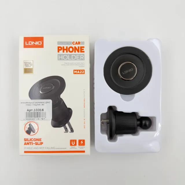 Автомобильный держатель LDNIO (MA22) с MagSafe, 360`, арт. 10316