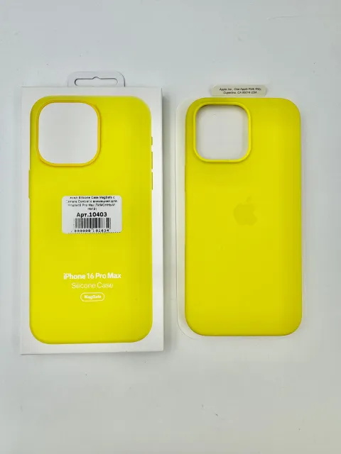 Чехол Silicone Case MagSafe с Camera Control с анимацией для iPhone16 Pro Max ЛИМОННЫЙ (№12), для iPhone16 Pro Max, арт. 10403
