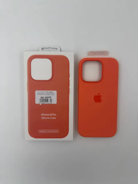 Чехол Silicone Case MagSafe с Camera Control с анимацией для iPhone16 Pro МАНДАРИН (№4), для iPhone 16 Pro, арт. 10475