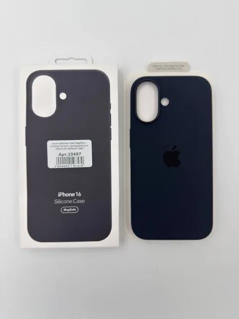 Чехол Silicone Case MagSafe с Camera Control с анимацией для iPhone16 ЧЕРНЫЙ (№5), для iPhone 16, арт. 10497