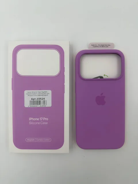 Чехол Silicone Case MagSafe с Camera Control с анимацией для iPhone17 Pro ЛАВАНДОВЫЙ (№11), для iPhone 17 Pro, арт. 10524